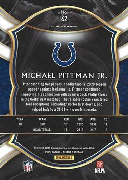 2020 Panini Select #62 Michael Pittman Jr. Back