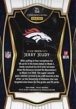 2020 Panini Select #156 Jerry Jeudy Back