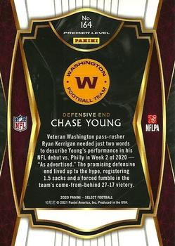 2020 Panini Select #164 Chase Young Back