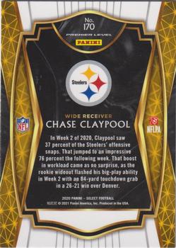 2020 Panini Select #170 Chase Claypool Back