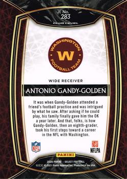2020 Panini Select #283 Antonio Gandy-Golden Back