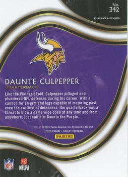 2020 Panini Select #342 Daunte Culpepper Back