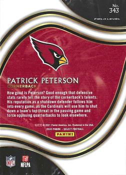 2020 Panini Select #343 Patrick Peterson Back