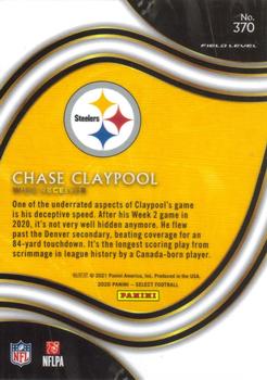 2020 Panini Select #370 Chase Claypool Back