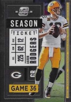 2020 Panini Contenders Optic #21 Aaron Rodgers Front