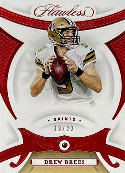 2020 Panini Flawless #31 Drew Brees Front