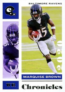 2020 Panini Chronicles #9 Marquise Brown Front