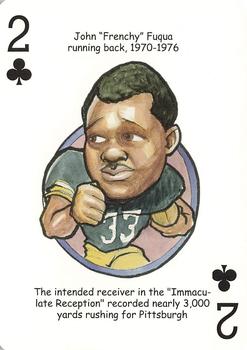 2005 Hero Decks Pittsburgh Steelers Football Heroes Playing Cards #2♣ John 