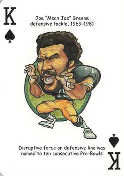 2005 Hero Decks Pittsburgh Steelers Football Heroes Playing Cards #K♠ Joe 