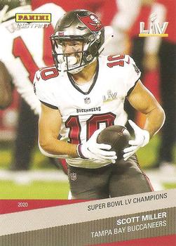 2020 Panini Instant Tampa Bay Buccaneers Super Bowl LV Champions #7 Scott Miller Front