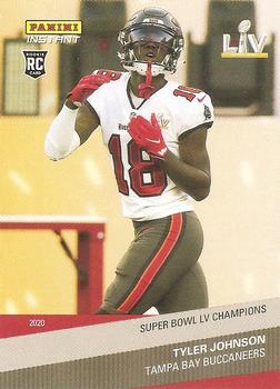 2020 Panini Instant Tampa Bay Buccaneers Super Bowl LV Champions #8 Tyler Johnson Front