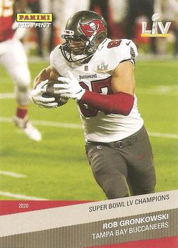 2020 Panini Instant Tampa Bay Buccaneers Super Bowl LV Champions #9 Rob Gronkowski Front