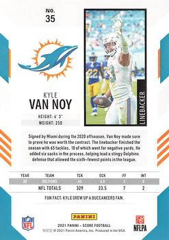 2021 Score #35 Kyle Van Noy Back