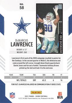 2021 Score #58 DeMarcus Lawrence Back
