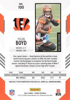 2021 Score #100 Tyler Boyd Back