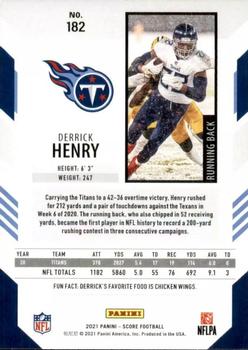 2021 Score #182 Derrick Henry Back
