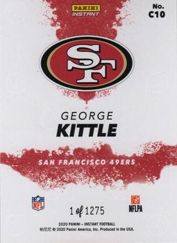 2020 Panini Instant My City #C10 George Kittle Back