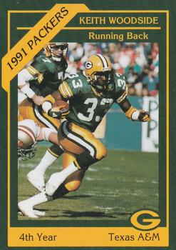 1991 Green Bay Packers Police - Copps Food Center #6 Keith Woodside Front