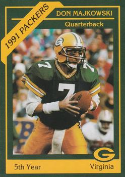 1991 Green Bay Packers Police - Copps Food Center #9 Don Majkowski Front