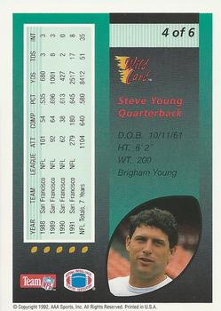 1992 Wild Card - 1992 San Francisco Card Expo #4 Steve Young Back