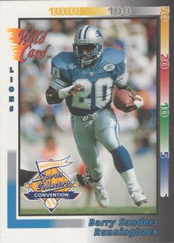 1992 Wild Card - 1992 National Convention Promos #108 Barry Sanders Front