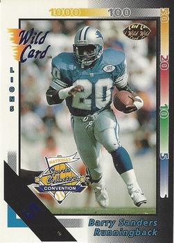 1992 Wild Card - 1992 National Convention Promos #108 Barry Sanders Front