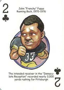 2008 Hero Decks Pittsburgh Steelers Football Heroes Playing Cards #2♣ John 