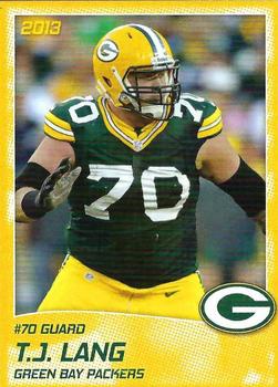 2013 Green Bay Packers Police - Navigator Planning Group #8 T.J. Lang Front