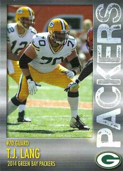2014 Green Bay Packers Police - Navigator Planning Group #6 T.J. Lang Front