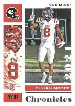 2021 Panini Chronicles Draft Picks #23 Elijah Moore Front