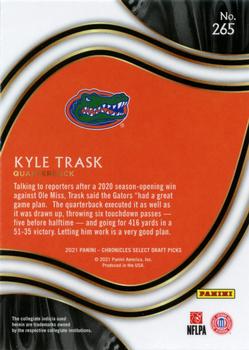 2021 Panini Chronicles Draft Picks #265 Kyle Trask Back