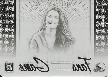 2020 Panini Plates & Patches - 2019 Donruss Optic Fans of the Game Printing Plates Black #3 Melissa Baker Front