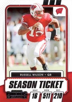 2021 Panini Contenders Draft Picks #3 Russell Wilson Front