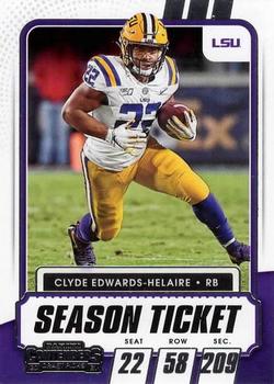 2021 Panini Contenders Draft Picks #54 Clyde Edwards-Helaire Front