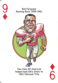 2016 Hero Decks Ohio State Buckeyes Football Heroes Playing Cards #9♦ Bob Ferguson Front