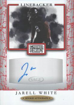 2021 SAGE Premier Draft - Autographs Red #A184 Jarell White Front