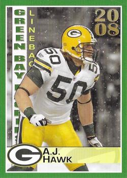 2008 Green Bay Packers Police - Copps Foods Center, Manitowoc Police Department #19 A.J. Hawk Front
