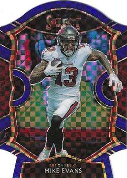 2020 Panini Select - Blue Prizm Die Cut #16 Mike Evans Front