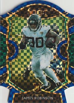 2020 Panini Select - Blue Prizm Die Cut #88 James Robinson Front