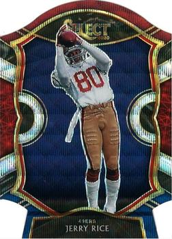2020 Panini Select - Maroon Prizm Die Cut #20 Jerry Rice Front