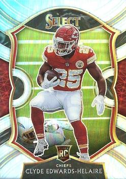 2020 Panini Select - Silver Prizm #54 Clyde Edwards-Helaire Front