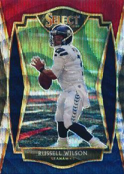 2020 Panini Select - Tri-Color Prizm #103 Russell Wilson Front