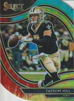 2020 Panini Select - Tie-Dye Prizm Die Cut #340 Taysom Hill Front