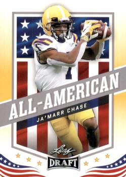 2021 Leaf Draft - Gold #41 Ja'Marr Chase Front