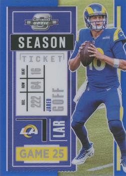 2020 Panini Contenders Optic - Blue #33 Jared Goff Front