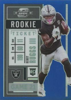 2020 Panini Contenders Optic - Blue #73 Henry Ruggs III Front