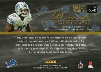 2020 Panini Select - Select Certified Rookies #SCR-15 D'Andre Swift Back