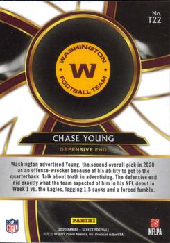 2020 Panini Select - Turbocharged #T22 Chase Young Back