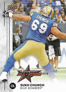 2018 Upper Deck CFLPA All-Stars #AS-6 Sukh Chungh Front