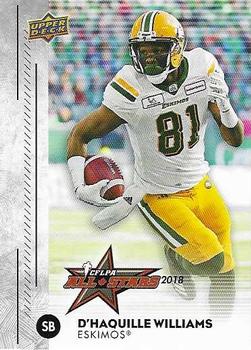 2018 Upper Deck CFLPA All-Stars #AS-11 D'haquille Williams Front